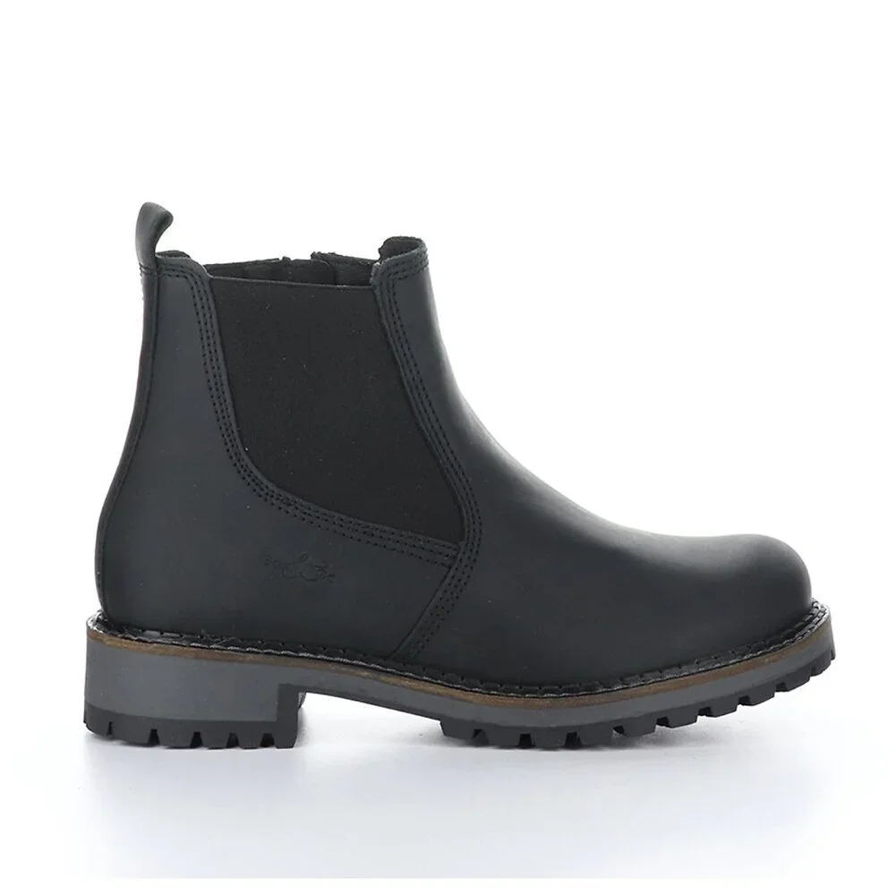 Bos. & Co. Corra Black Leather Side Zip Boots. EU 38/US 7.0-7.5